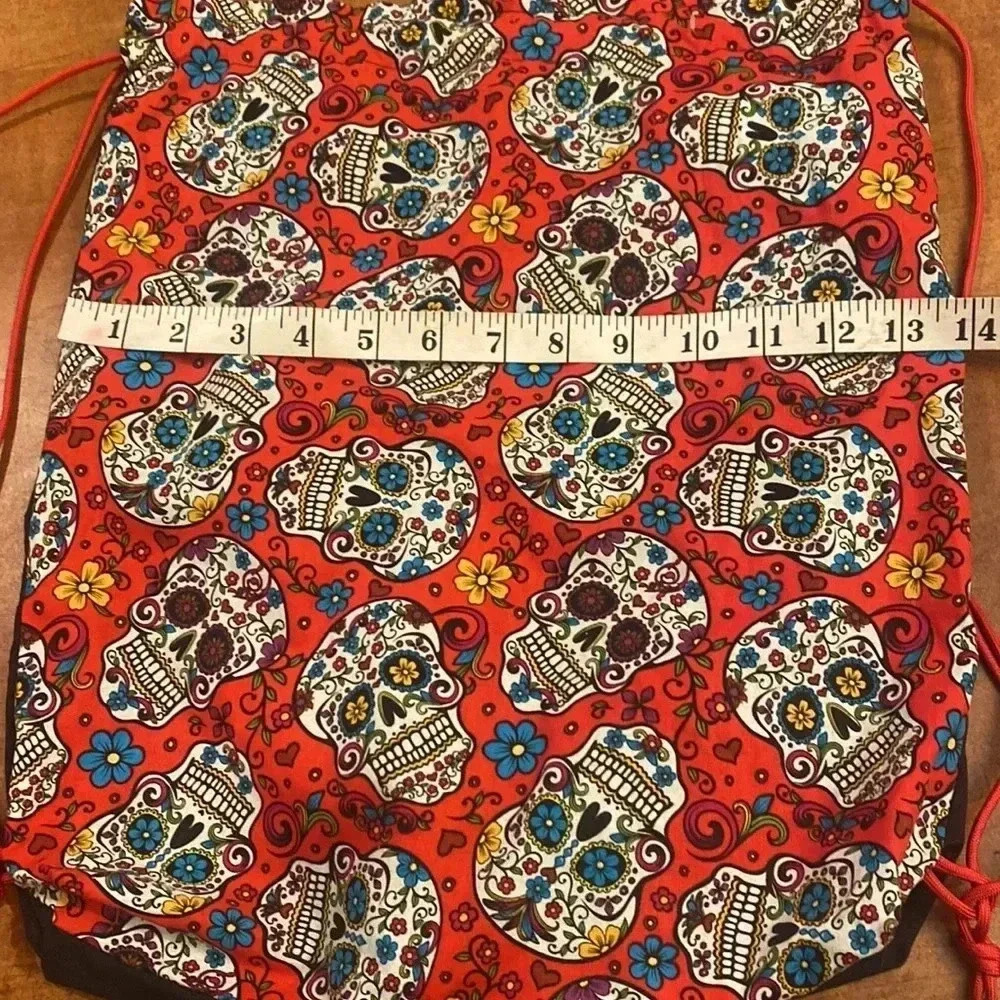 Día de los Muertos backpack made of fabric. - Picture 6 of 6